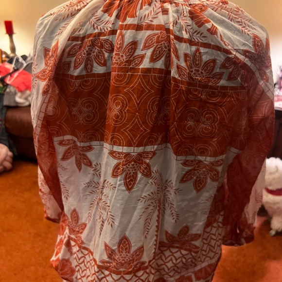 Johnny Was Jade Silk Pull-On Midi Skirt and Top Small - Picture 7 of 12